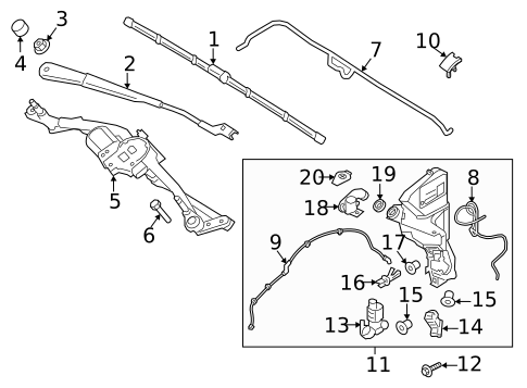 Wipers for 2022 Land Rover Range Rover Velar #1