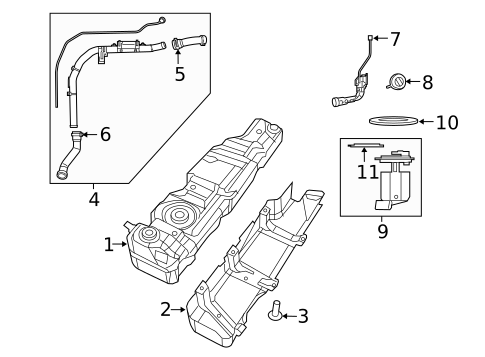 Fuel System Components for 2018 Jeep Wrangler #0