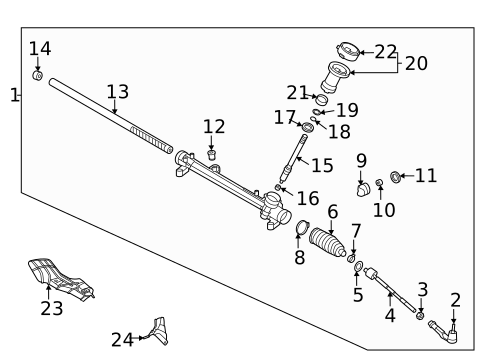 Steering Gear & Linkage for 2023 Kia Seltos #0
