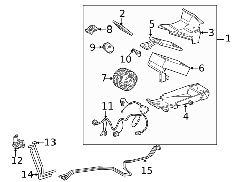 Evaporator & Heater Components for 2003 Mercedes-Benz S 55 AMG® #1