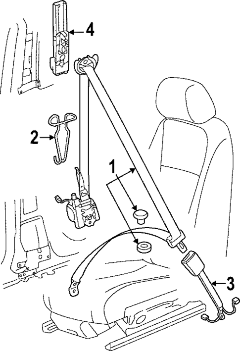 Seat Belt for 2024 Audi Q4 e-tron #0