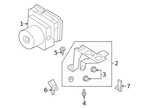 Anti-Lock Brakes for 2016 Ford Escape #3