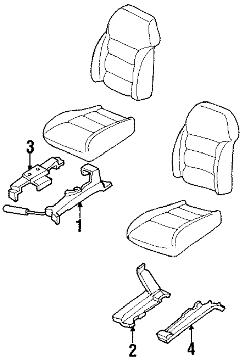 Tracks & Components for 1988 Nissan 300ZX #1
