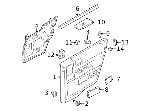 Switches, Solenoids & Actuators for 2010 Ford Flex #5