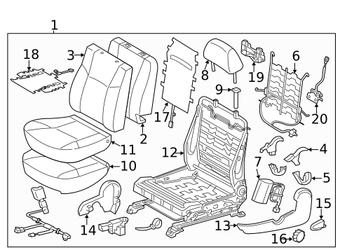 Front Seat Components for 2006 Toyota Tacoma #2