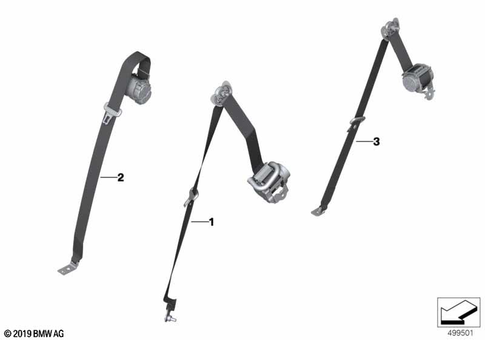 Seats Rear for 2019 BMW X5 M #1