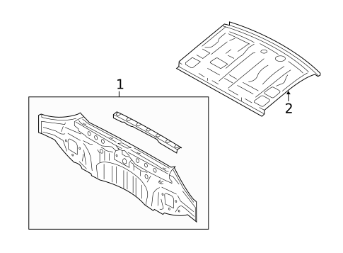 Rear Body for 2023 Subaru Impreza #0