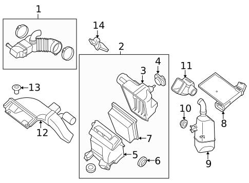 Air Intake for 2010 Nissan Sentra #0