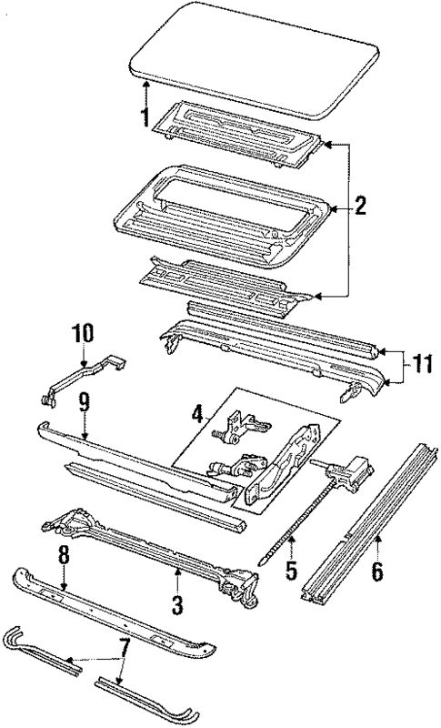 Sliding Roof for 1989 Audi 90 Quattro #0
