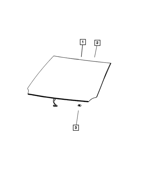 Glass and Interior Rearview Mirror for 2022 Jeep Compass #0