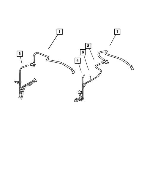 Fuel Lines for 2003 Chrysler PT Cruiser #0