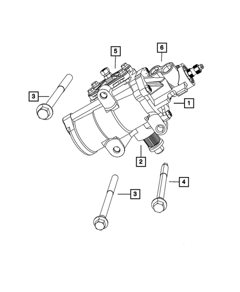 Steering Gear for 2008 Dodge Ram 3500 #1
