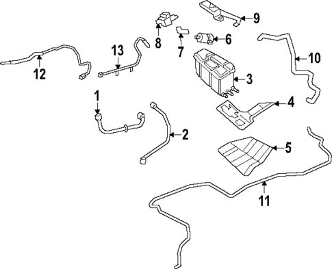 Emission Components for 2024 Porsche Cayenne #1
