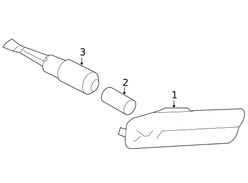 Side Marker Lamps for 2005 Volkswagen Jetta #0