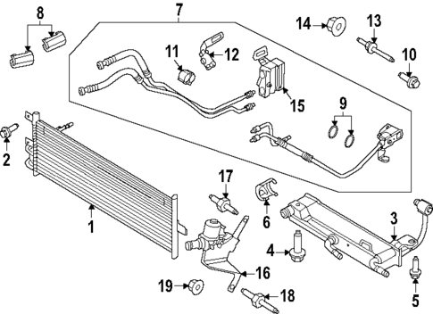 Trans Oil Cooler for 2024 Ford Mustang #0