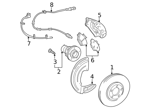 Anti-Lock Brakes for 2006 Ford Freestyle #2