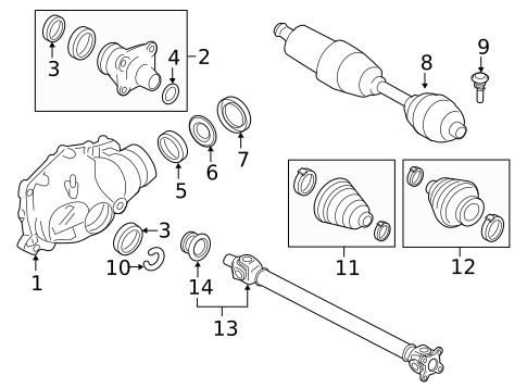 Carrier & Front Axles for 2021 BMW X5 #14