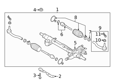 Steering Gear & Linkage for 2017 Infiniti Q60 #3