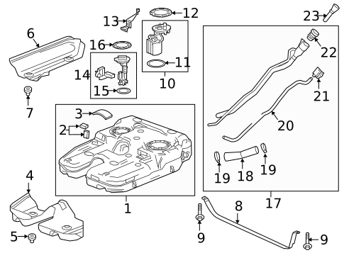 Fuel Pumps & Related Components for 2020 Buick Enclave #0