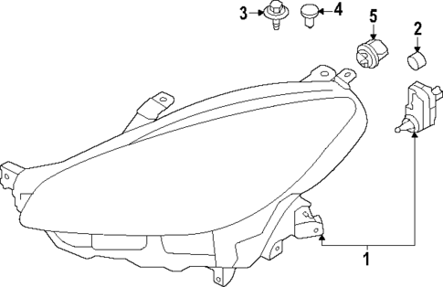 Headlamp Components for 2022 Subaru BRZ #0