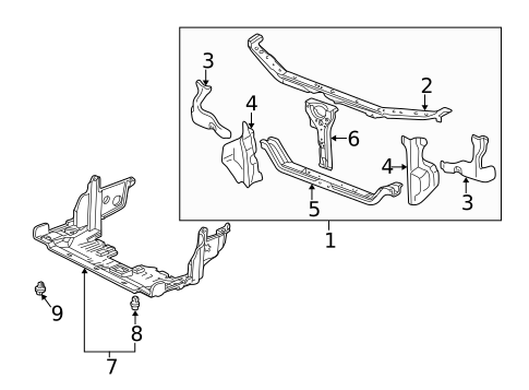 Splash Shields for 1999 Honda Accord #0