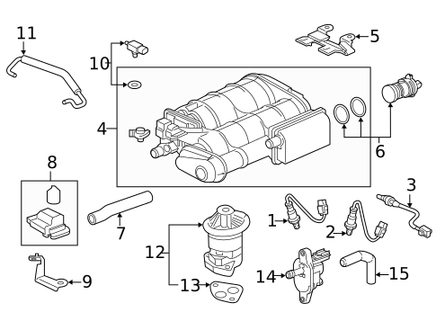 EGR System for 2016 Acura RLX #0