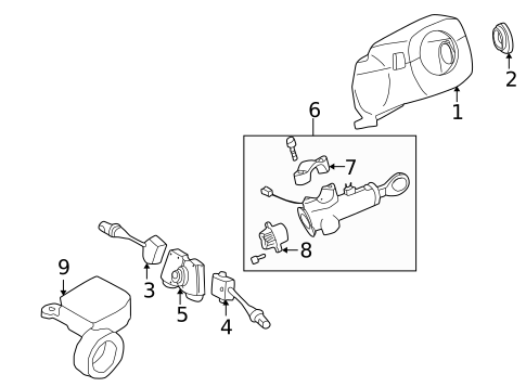 Ignition Lock for 2002 INFINITI QX4 #0