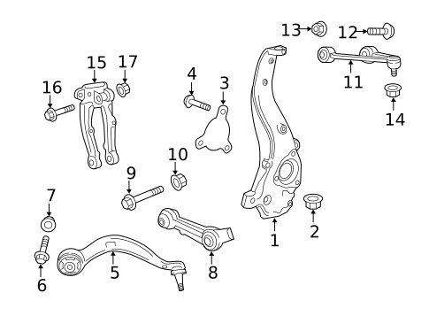 Suspension Components for 2017 Cadillac CT6 #1