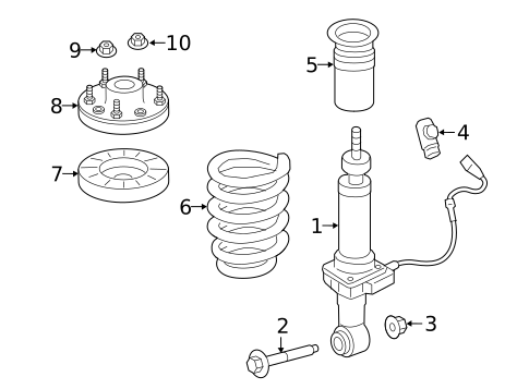 Shocks & Struts for 2017 Lincoln Navigator #1