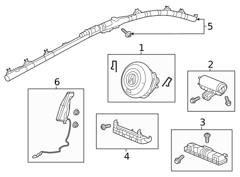 Air Bag Components for 2025 Acura RDX #0