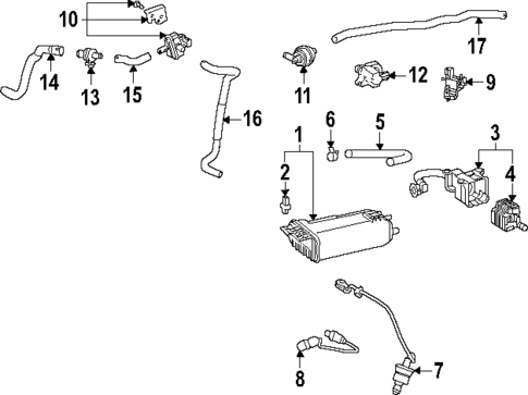 Emission Components for 2024 Lexus NX350 #0