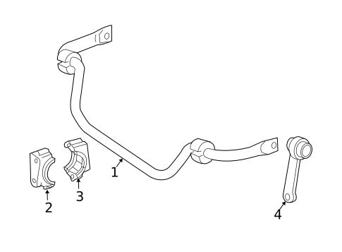 Stabilizer Bar & Components for 2008 Mercedes-Benz E63 AMG #2