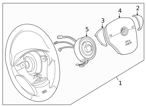 Steering Wheel & Trim for 1998 BMW Z3 #0