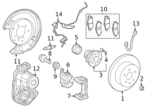 Anti-Lock Brakes for 2023 Lexus RC300 #2