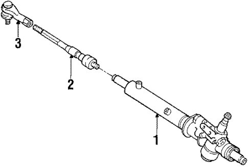 Steering Gear & Linkage for 1992 Ford Probe #1