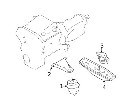 Engine & Trans Mounting for 2019 INFINITI Q70 #1