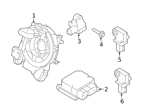 Air Bag Components for 2022 Ford F-350 Super Duty #1