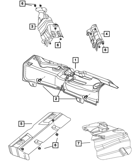 Exhaust System for 2014 Jeep Compass #1