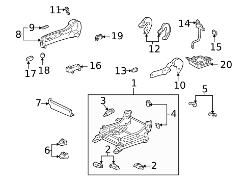 Power Seats for 2009 Lexus SC430 #0