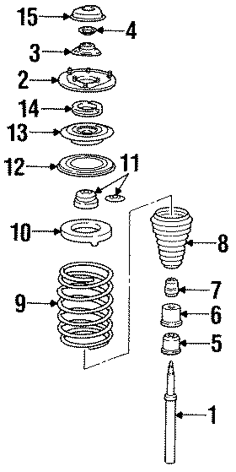 Shocks & Components for 1996 Audi A6 Quattro #1