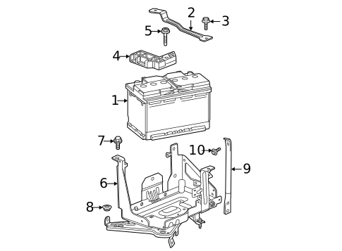 Battery for 2023 GMC Sierra 2500 HD #0