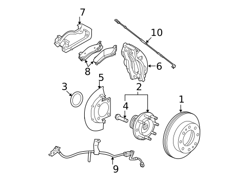 Front Brakes for 2015 Chevrolet Express 2500 #25