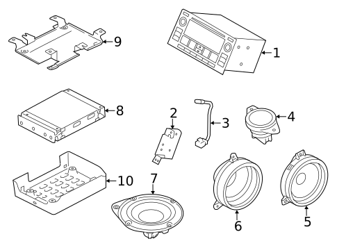 Antenna & Radio for 2021 Subaru WRX #1