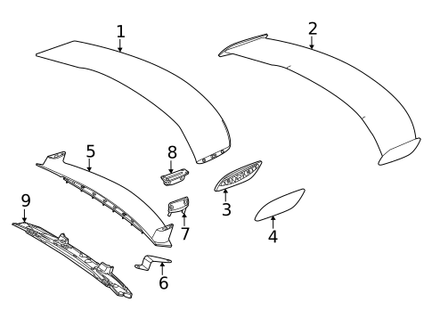 Spoiler for 2018 Mercedes-Benz AMG® GT #1