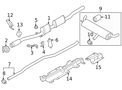 Exhaust Components for 2016 Mini Cooper Paceman #1