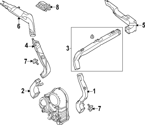 Ducts for 2023 Land Rover Range Rover Sport #2