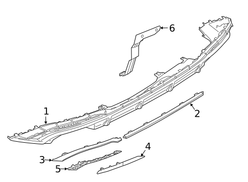 Bumper & Components - Rear for 2025 Audi S5 Sportback #1