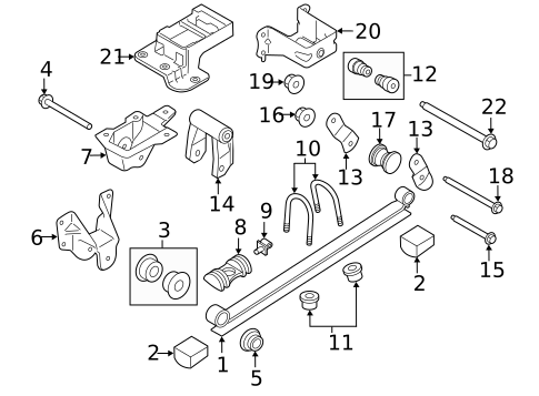 Rear Suspension for 2023 Ford Transit-150 #1