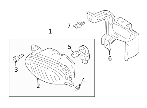 Fog Lamps for 2003 Chrysler Sebring #0