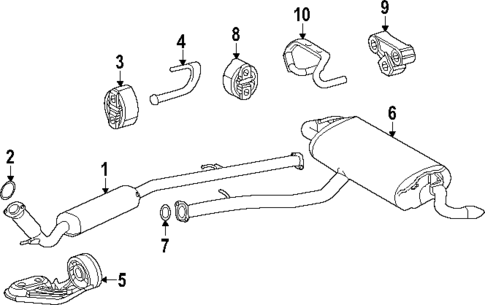 Exhaust Components for 2025 Lexus RX450h+ #4